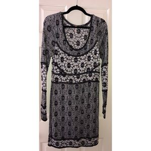 Free People Floral Knit Bodycon Dress - L